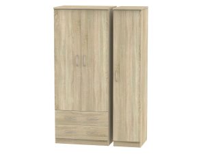 Welcome Furniture Avon Triple 2 Drawer Wardrobe