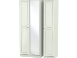 Welcome Furniture Crystal Tall Triple Mirror Wardrobe