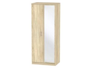 Welcome Furniture Devon 2ft6 Mirror Robe