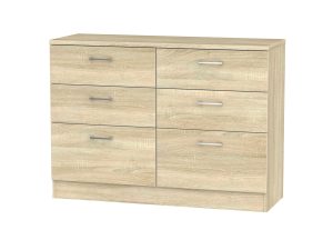Welcome Furniture Devon 6 Drawer Midi Chest
