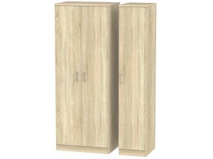 Welcome Furniture Devon Tall Triple Plain Robe