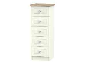 Welcome Furniture Rome 5 Drawer Bedside Cabinet