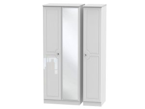 Welcome Furniture Balmoral Tall Triple Mirror Wardrobe