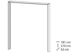 Rauch Alegro Passepartout 189cm x 214cm - Without Lights - 9P2P