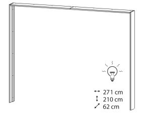 Rauch Alegro Passepartout 278cm x 214cm - With Lights - 9P4L