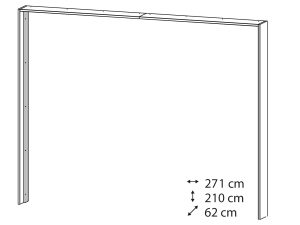Rauch Alegro Passepartout 278cm x 214cm - Without Lights - 9P4P