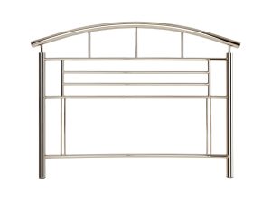 Sleep To Go Jupiter Metal Headboard in Chrome