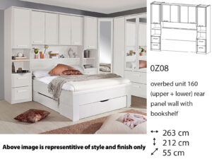 Rauch Rivera Overbed Fitment (upper & lower panel wall) 263cm x 212cm BG60 - 0Z08