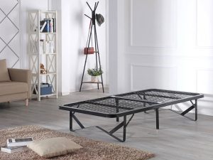 Sleep To Go Skid Folding Bedstead in Black