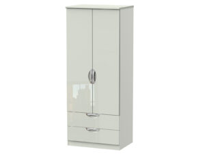 Welcome Furniture Camden 2ft6 2 Drawer Wardrobe