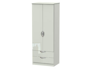 Welcome Furniture Camden Tall 2ft6 2 Drawer Wardrobe