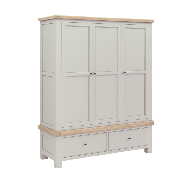 G8284 SALCOMBE GREY TRIPLE WARDROBE