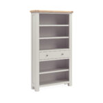 G8291 SALCOMBE GREY LARGE BOOKCASE