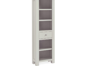 G8292 SALCOMBE GREY SLIM BOOKCASE