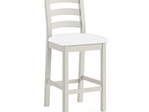 G8304 SALCOMBE GREY BAR STOOL WO CUSHION