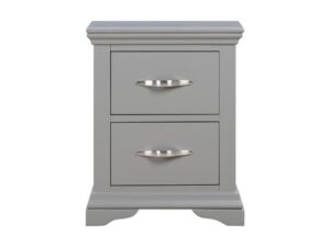 Furniture Mill Lipari Bedside Cabinet in Grey