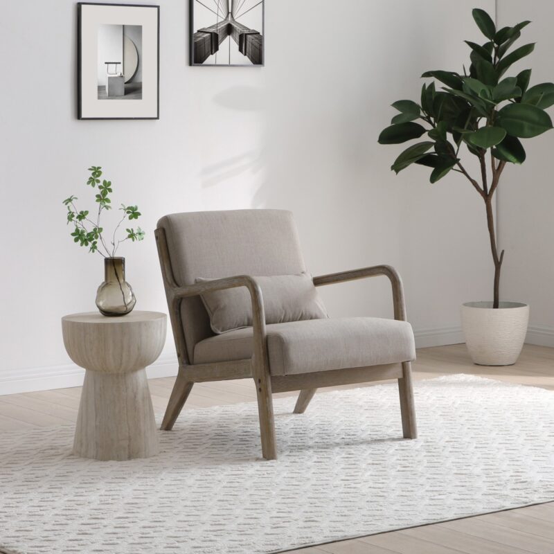 KY391 INCA CHAIR STATIC OATMEAL LINEN LIFESTYLE (1) SQ
