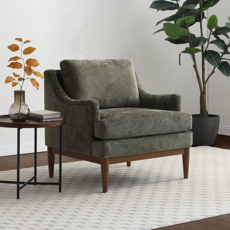 KY514 BRIAR CHAIR OLIVE CHENILLE LIFESTYLE (2)