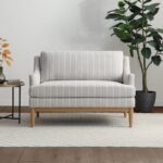 KY514 BRIAR TWO SEATER NATURAL CHENILLE STRIPE LIFESTYLE (3) KY514 BRIAR TWO SEATER NATURAL CHENILLE STRIPE LIFESTYLE (3)