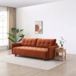 KY518 FELIX SOFABED TERRACOTTA CHENILLE LIFESTYLE SQ 01 KY518 FELIX SOFABED TERRACOTTA CHENILLE LIFESTYLE SQ 01