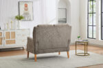Isla 2 Seater Fireside in Mink Fabric (6)