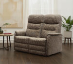 Layla 2 Seater and Fixed Chair Lifestyle in Mocha
