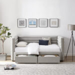 Limelight Bellatrix Daybed in Grey Fabric