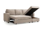 Myles Corner Sofa Bed Natural 2