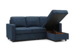 Myles Corner Sofa Bed Themis Blue 2