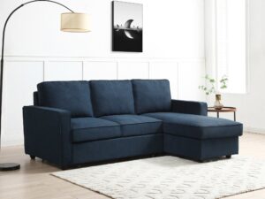 Themis Blue Soft Textured Weave