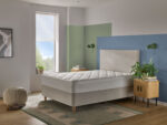 Silentnight Miracoil Cushiontop Mattress Lifestyle Roomset angle