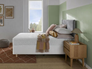 Silentnight Miracoil Flattop Mattress Lifestyle Roomset side