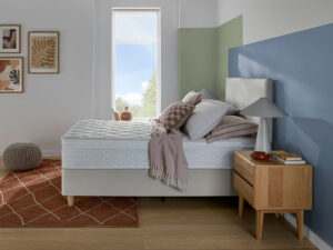 Silentnight Miracoil Memory Cushiontop Mattress Lifestyle Roomset Front