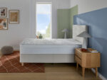 Silentnight Miracoil Memory Cushiontop Mattress Lifestyle Roomset Side